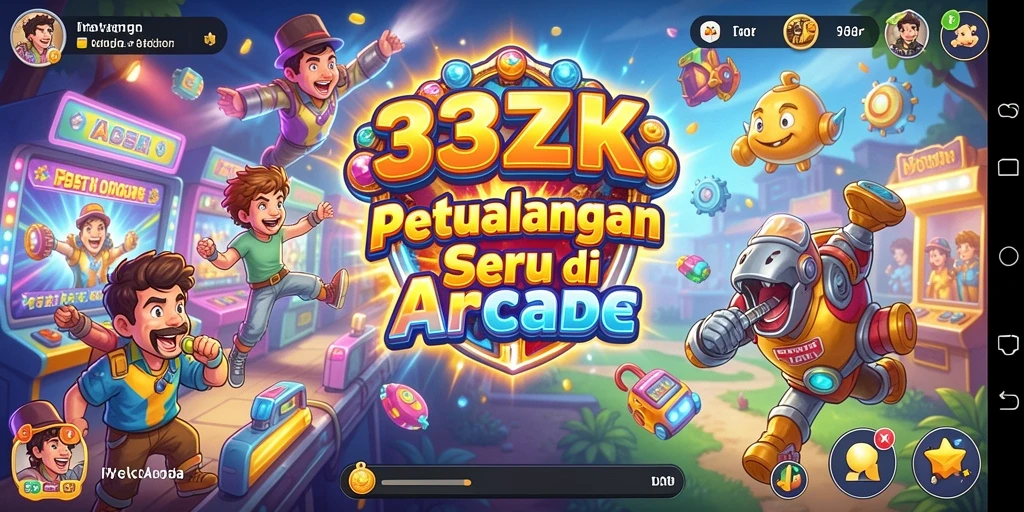 Screenshot utama dari gameplay seru 33ZK yang menampilkan aksi Arcade yang intens.