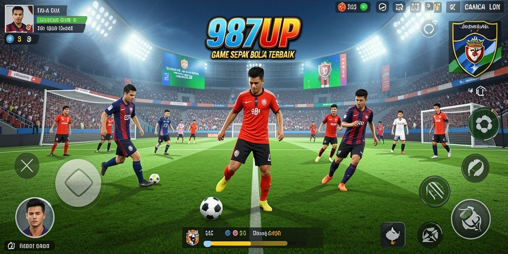 Screenshot menunjukkan aksi menegangkan di lapangan sepatu.