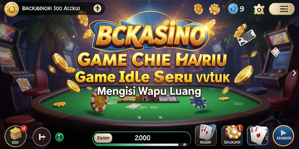 Tampilan gameplay menarik dari BCKASINO dengan konsep Idle.