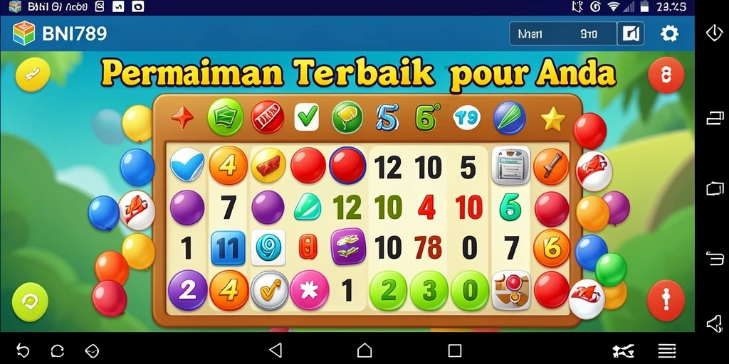Tampilan gameplay Bingo yang menarik di BNI789.