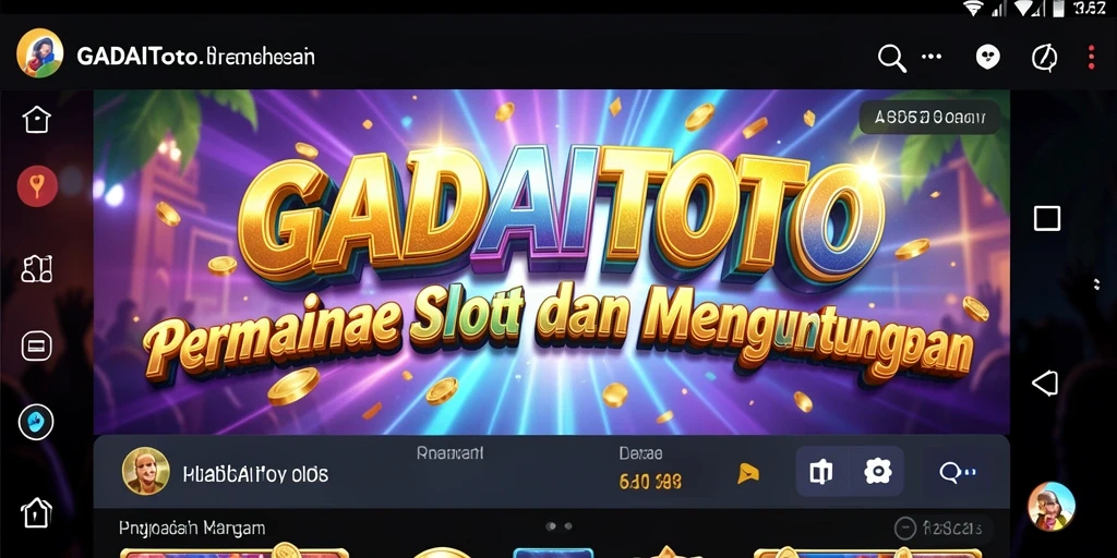 Screenshot gameplay GADAITOTO menampilkan pengalaman slot yang mengasyikkan.