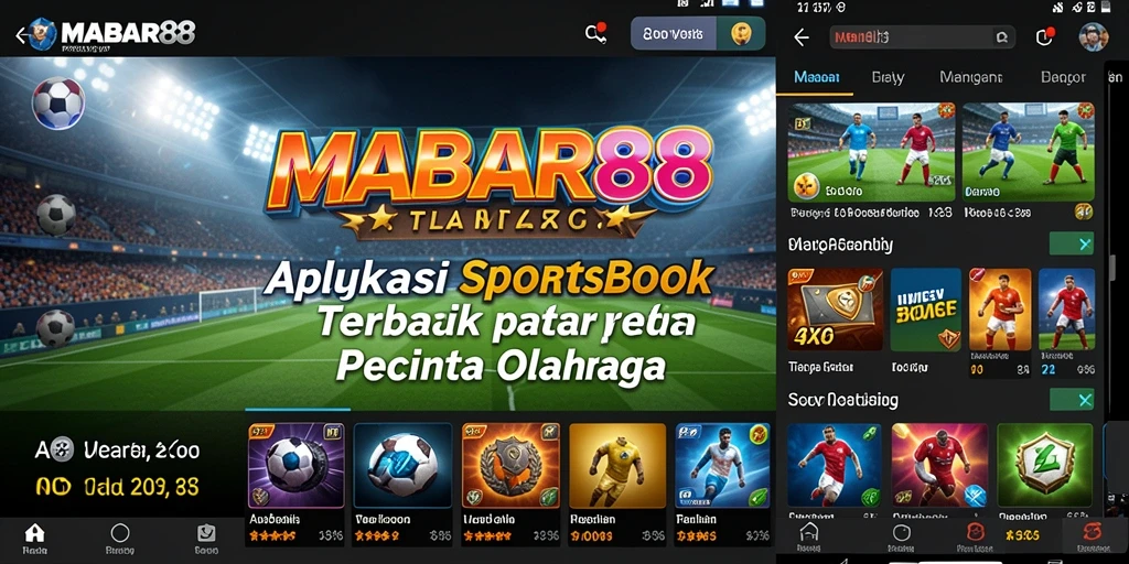 Tampilan menarik dan interaktif dari MABAR88 dalam taruhan olahraga.