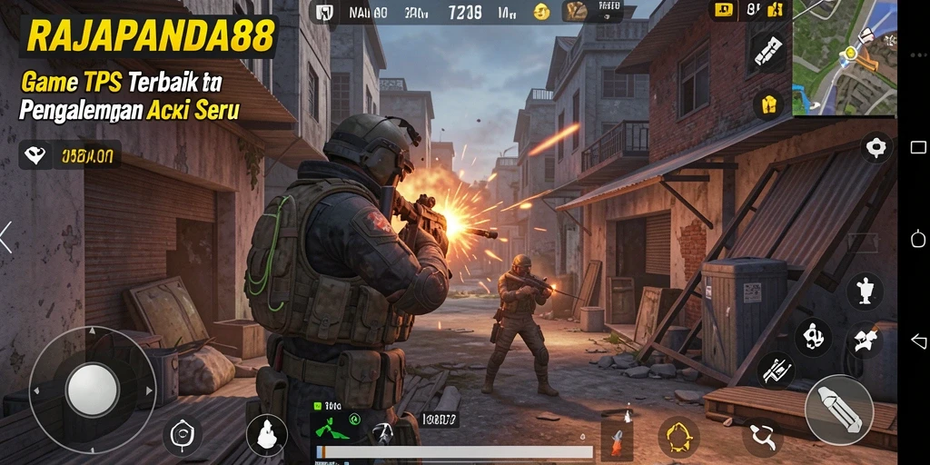Tampilan menegangkan dari gameplay RAJAPANDA88 dengan aksi seru.