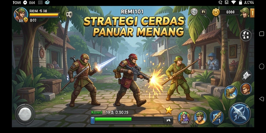 Tampilan gameplay <strong>REMI101</strong> yang mendebarkan dan penuh strategi.