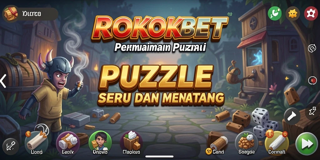 Tampilan gameplay menantang dalam ROKOKBET yang menyenangkan.