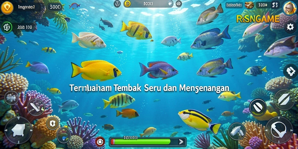 Tampilan gameplay RSNGAME yang menegangkan saat menangkap ikan.