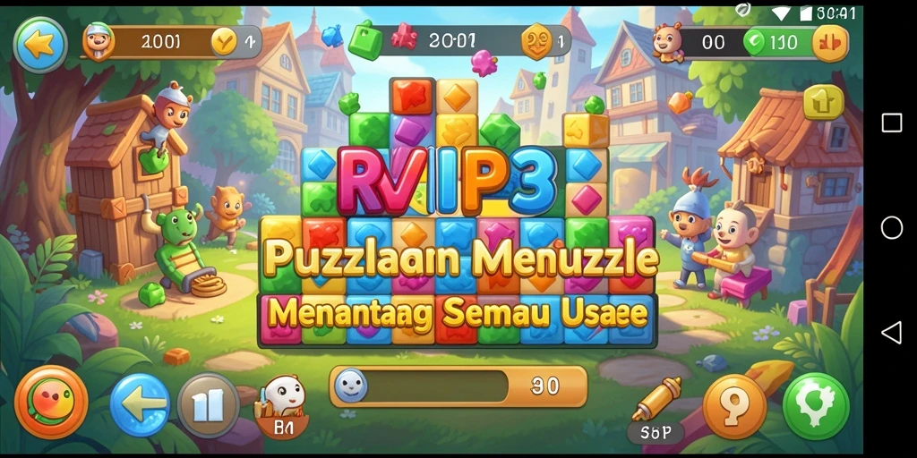 Screenshot utama RVIP3 menampilkan gameplay seru dan tantangan menarik.