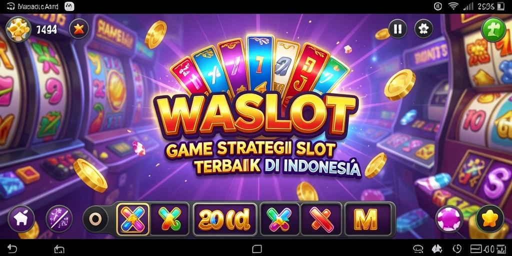 Tampilan gameplay menarik dari WASLOT dengan berbagai slot pilihan.