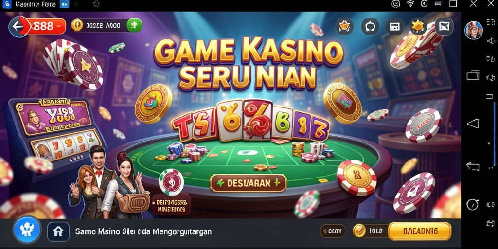 Tampilan seru gameplay Kasino di X88 dengan grafis memukau.